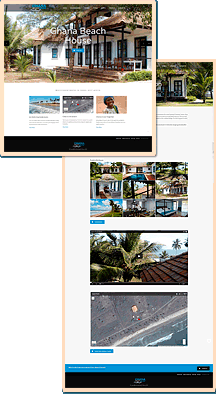 Ghana Beach House website