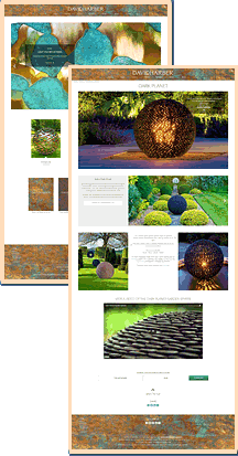David Harbour Sundials, Garden Sculpture and Water Features website